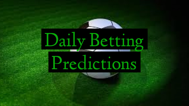 Daily Betting Predictions
