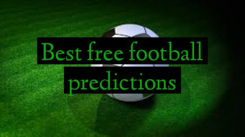 Best free football predictions